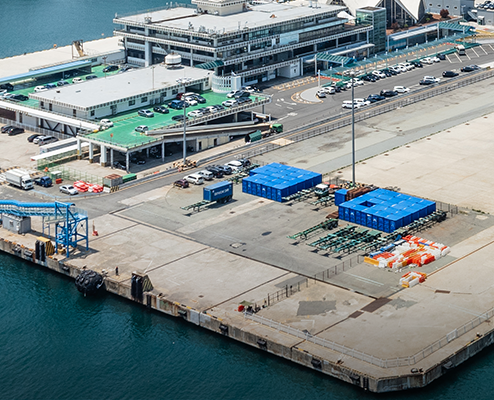 Pier 1 of Busan Port